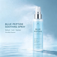 Private Label Blue Peptide Soothing Spray OEM/ODM | Custom Facial Mist Manufacturer