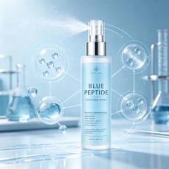 Private Label Blue Peptide Soothing Spray OEM/ODM | Custom Facial Mist Manufacturer