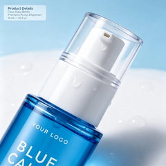 Private Label Blue Calm+ Soothing Serum OEM/ODM | Custom Peptide Facial Serum Manufacturer