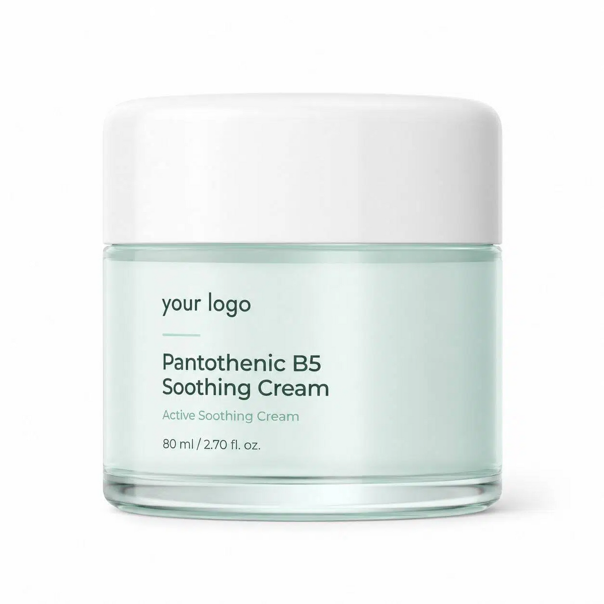Pantothenic B5 Soothing Cream Hydrating Facial Moisturizer Skin Care Cream OEM Private Label