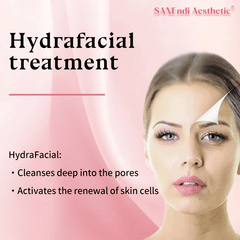 Hydrafacial treatment