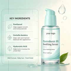 Vitamin B5 Facial Serum Moisturizing Skin Care Essence Lightweight Formula OEM Custom Brand