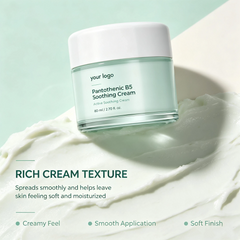 Pantothenic B5 Soothing Cream Hydrating Facial Moisturizer Skin Care Cream OEM Private Label