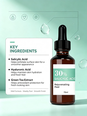 SANENDI 30% Salicylic Acid Skin Care Liquid | Professional Facial Care Essence 15ml