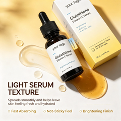 Glutathione Vitamin C Serum Hydrating Facial Essence Skin Care Serum OEM Private Label