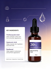 SANENDI 30% Trichloroacetic Acid Facial Care Liquid | Salon Skin Conditioning Essence 15ml