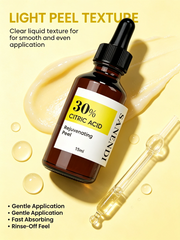 30% Citric Acid Peel Serum 15ml | Vitamin C Inspired AHA Skincare Formula | OEM ODM Private Label