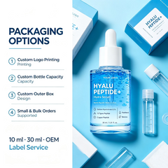 30ml Hyaluronic Acid Serum with Peptide Complex Panthenol Moisture Care Facial Essence OEM ODM