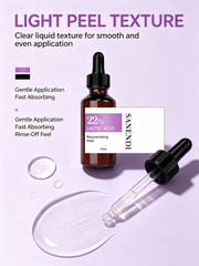 22% Lactic Acid Peel Serum 15ml | Professional AHA Skincare Formula | Private Label OEM ODM