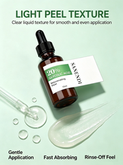 20% Glycolic Acid Peel Serum 15ml | Gentle AHA Exfoliating Skincare Formula | OEM ODM Private Label