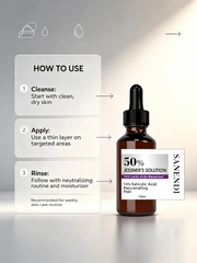 SANENDI 50% Jessner's Skin Care Solution | Professional Salon Facial Conditioning Liquid 15ml