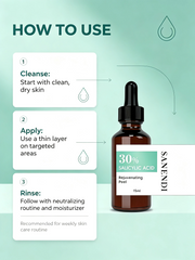 SANENDI 30% Salicylic Acid Skin Care Liquid | Professional Facial Care Essence 15ml
