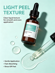 30% Mandelic Acid Peel Serum 15ml | Professional AHA Skincare Formula | Private Label OEM ODM