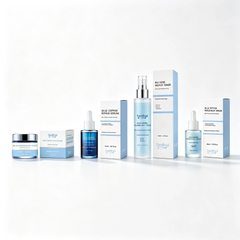 Sandiheal Blue Copper Peptide Skin Care Set | Complete Daily Facial Care Kit