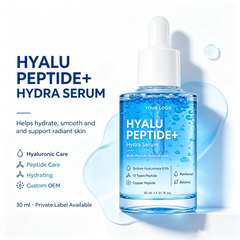 30ml Hyaluronic Acid Serum with Peptide Complex Panthenol Moisture Care Facial Essence OEM ODM