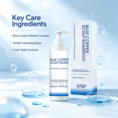 Sandiheal Blue Copper Scalp Shampoo | Daily Scalp & Hair Cleansing Wash 200ml