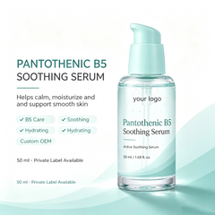 Vitamin B5 Facial Serum Moisturizing Skin Care Essence Lightweight Formula OEM Custom Brand