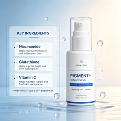 Private Label Facial Serum Glutathione Niacinamide Formula Daily Skin Care Serum Custom Logo